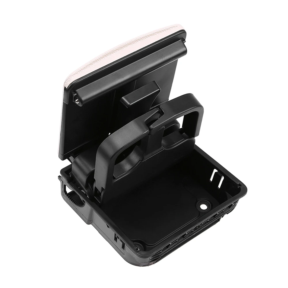Car Cup Holder Central Armrest Rear Cup Holder Black for Volkswagen