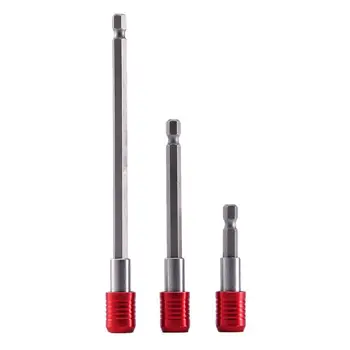 

100mm 1/4" Magnetic Hex Shank Quick Release Drill Bit Screwdriver Screw Holder Hex Shank Drill Magnetic Extension Bit Holder