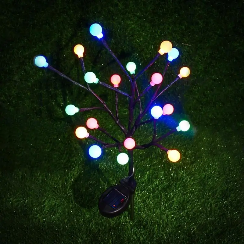 

Outdoor Solar Flamingo Lawn Light LED Garden Path Landscape Light Solar String Lights Round Ball Garland Lamp IP65 Waterproof