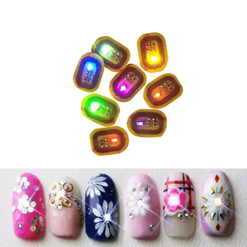 

BellyLady NFC Nail Art Tips DIY Stickers Phone LED Light Flash Party Decor Nail Tips