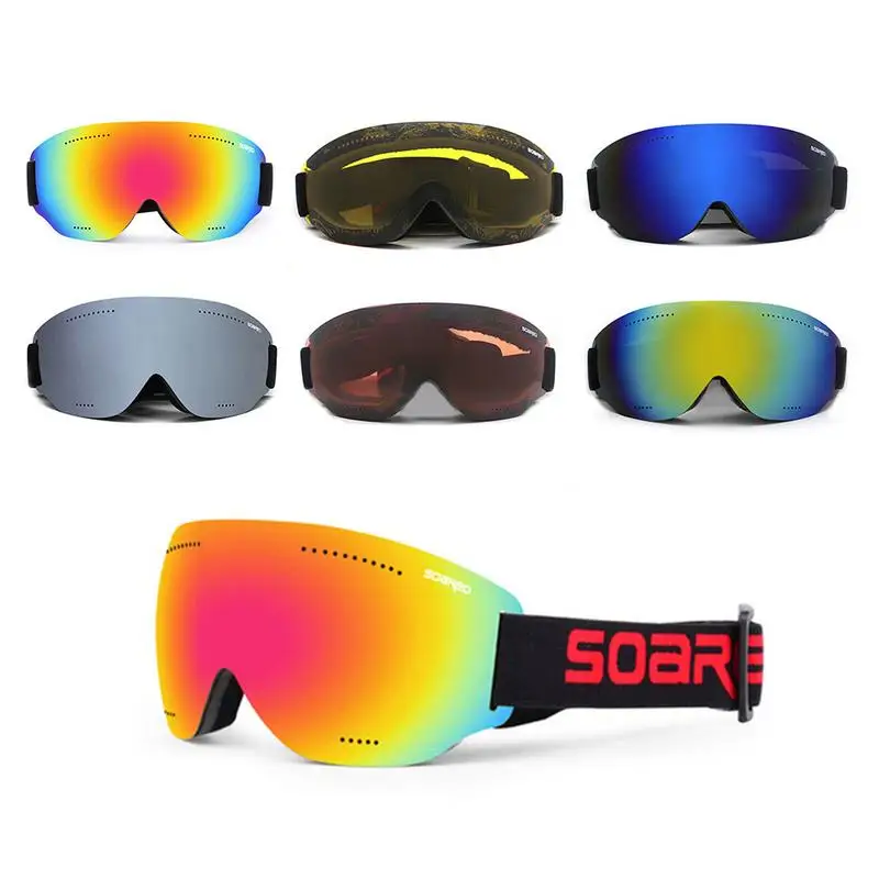 Лыжные очки мужские женские сноубордические очки для лыжного спорта защита от снега лыжные очки противотуманные лыжные очки