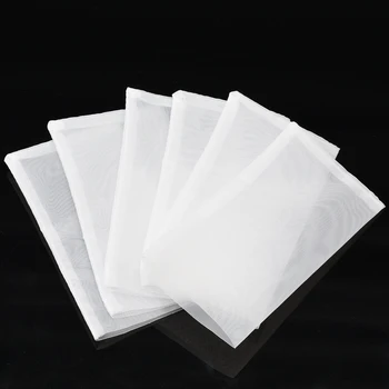 

50pcs/Set 120μm Rosin Tech Screen Bags 6.2*11.3cm Press Filter Tea Bag 120 Micron Filter Screen Reusable Home Supplies
