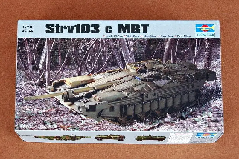 Трубач 1/72 07220 Strv103 c MBT
