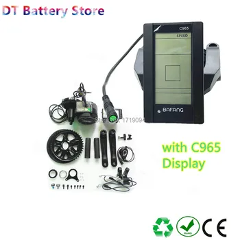 

Free shipping BBS01 BBS02 bafang mid motor conversion kit with down tube battery and charger for 250w/350w/500w ebike kit