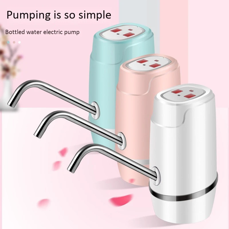 New Hot Usb Charge Electric Water Dispenser Portable Gallon Drinking Bottle Switch Smart Wireless Water Pump Water Treatment A