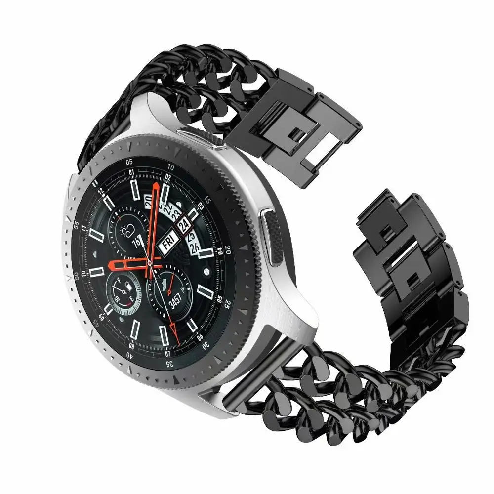 Роскошный ремешок 46 мм для часов Samsung Galaxy Watch SM-R800 сменный из нержавеющей стали
