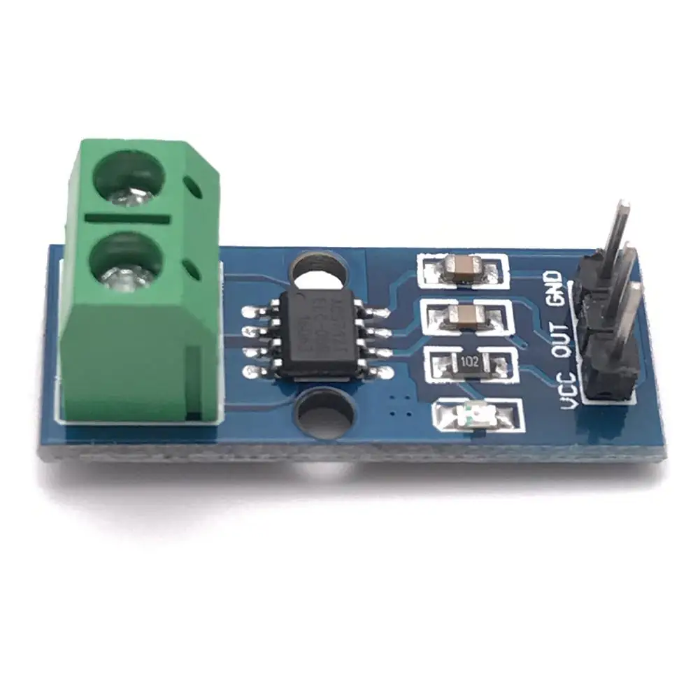LanLan ACS712 20/30a модуль датчика тока VCC/2 Напряжение 5 ампер общий Холла измерительный
