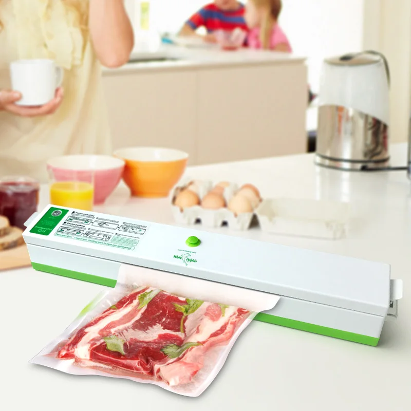 Vacuum Sealer Packaging Machine 220v/110v Household Food Vacuum Sealer Film Sealer  Vacuum Packer Including 15pcs Bags - Vacuum Food Sealers - AliExpress