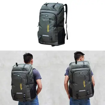 

80L Large Capacity Outdoor Hiking Mountaineering Bag - Long Distance Travel Luggage Backpack Camping Bag