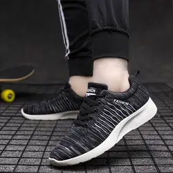 2019 весна лето Для мужчин кроссовки легкие кроссовки дышащие сетчатые спортивная обувь для бега дышащая обувь для ходьбы обувь