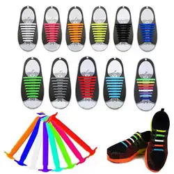 1 пара креативных шнурков без галстука модные DIY силиконовые хипстерские туфли украшения эластичные шнурки для обуви аксессуары для
