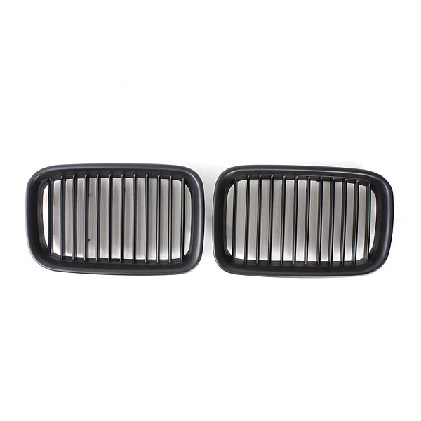 

Pair Left & Right Matte Black Sport Kidney Grille Grill For BMW E36 318/328/328 1992 1993 1994 1995 1996