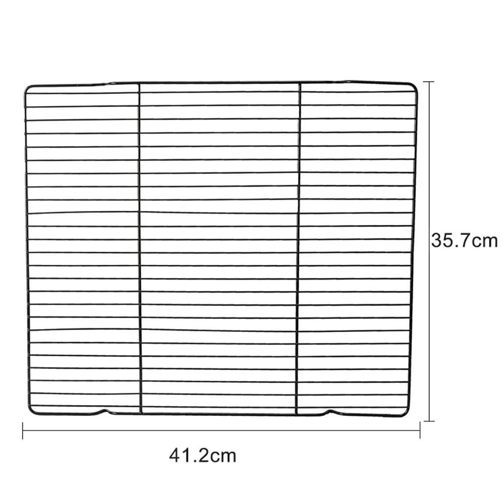 Антипригарная охлаждающая решетка из углеродистой стали, лоток для печенья, Печенье Хлеб, торта, выпечки, противень, печь, жарка, приготовление на гриле, барбекю, сухой охладитель