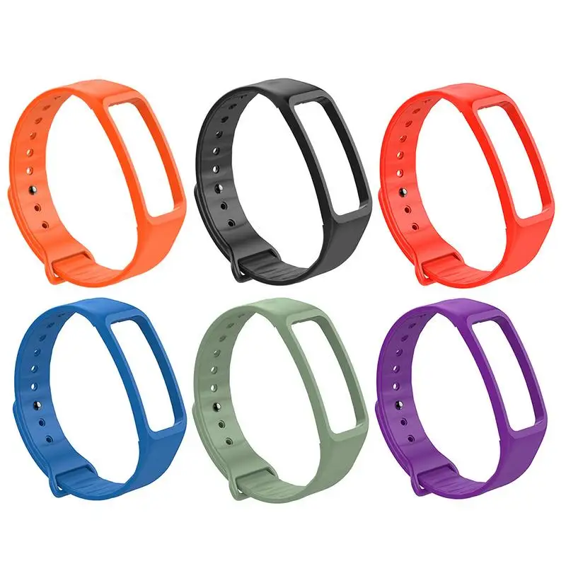

Smart Bracelet Strap For C1S C18 C1plus Color Strap Black Purple Color Replacement Silicone Watchband Wristband Men Women