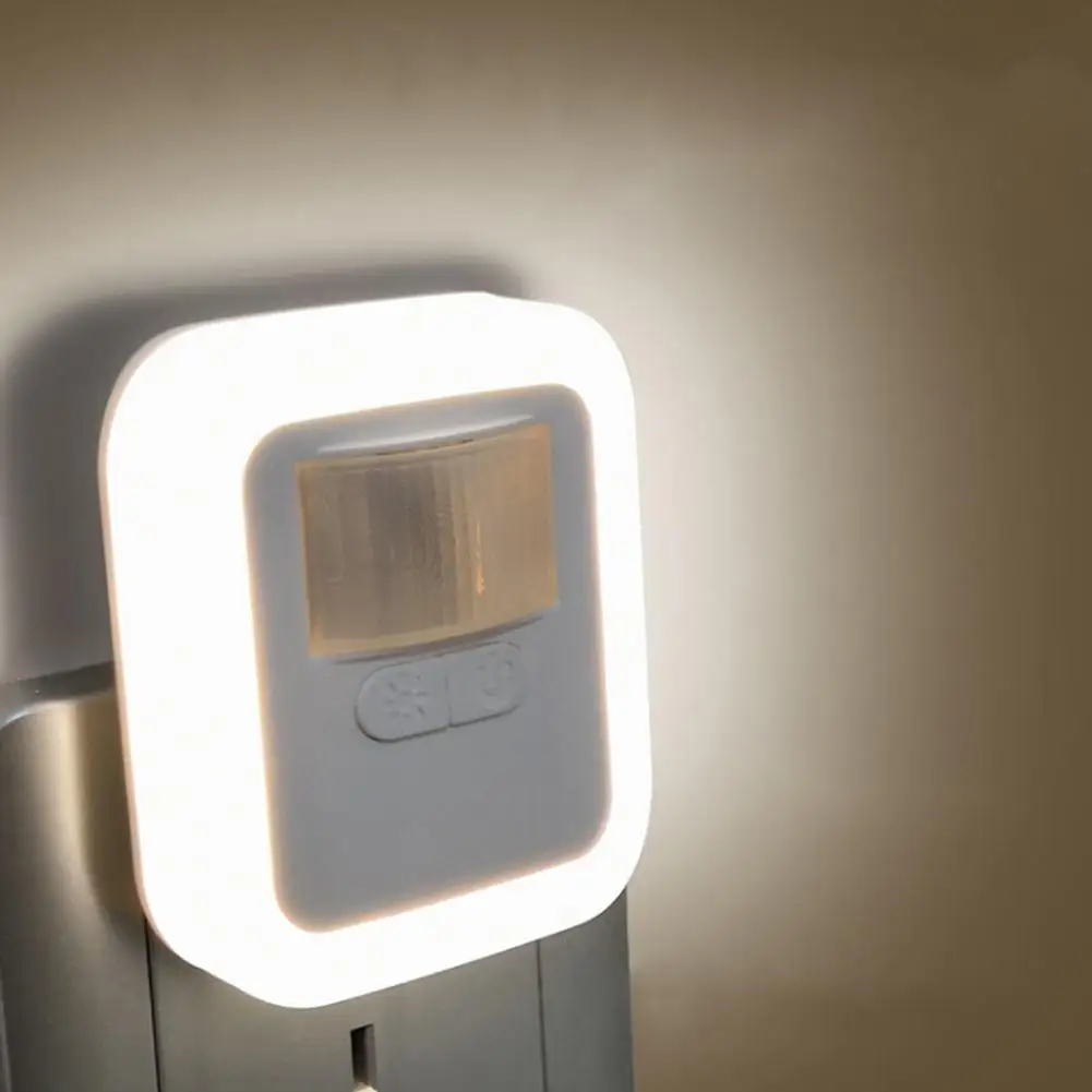 

Plug in LED Night Light Adjustable Brightness Nightlight with Dusk to Dawn Sensor for Kids Room,Hallway,Bathroom,Stairs,Bedroom