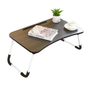 

Notebook Computer Desk Multi-Function Bed Folding Small Table Desk Dormitory Study Table Lazy Household Portable