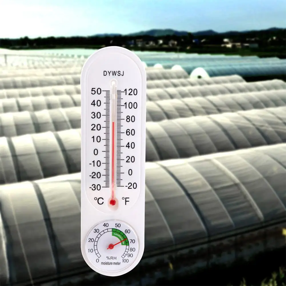 

Wall Hung Thermometer Hygrometer for Indoor Outdoor Garden Office