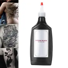 360 мл толстые черные тату макияж чернила пигмент Профессиональный красивый боди-арт чернила