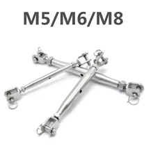 8 мм/6 мм/5 мм 316 нержавеющая сталь Такелажный винт закрытый корпус челюсти/челюсть стяжка для лодки яхты морской аксессуары