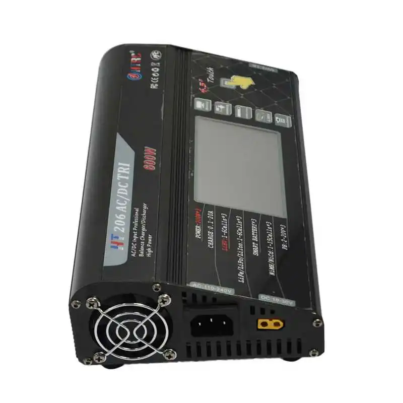 Высокая мощность HTRC HT206 TRI AC/DC 3X200 Вт 3X20A 4 3 дюймов ЖК дисплей сенсорный экран баланс