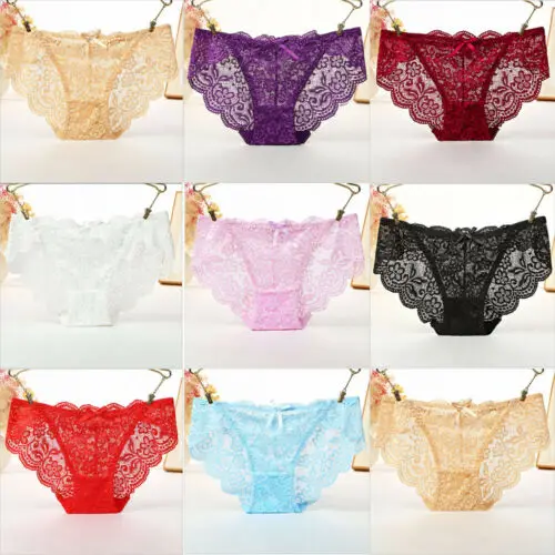 

2019 New Women's Soft Sexy Lace Underpants Underwear Knickers Panties Briefs Lingerie