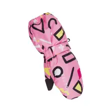 Лыжные перчатки зимние теплые водонепроницаемые толстые перчатки с героями мультфильмов для детей Мальчики Девочки Быстрая