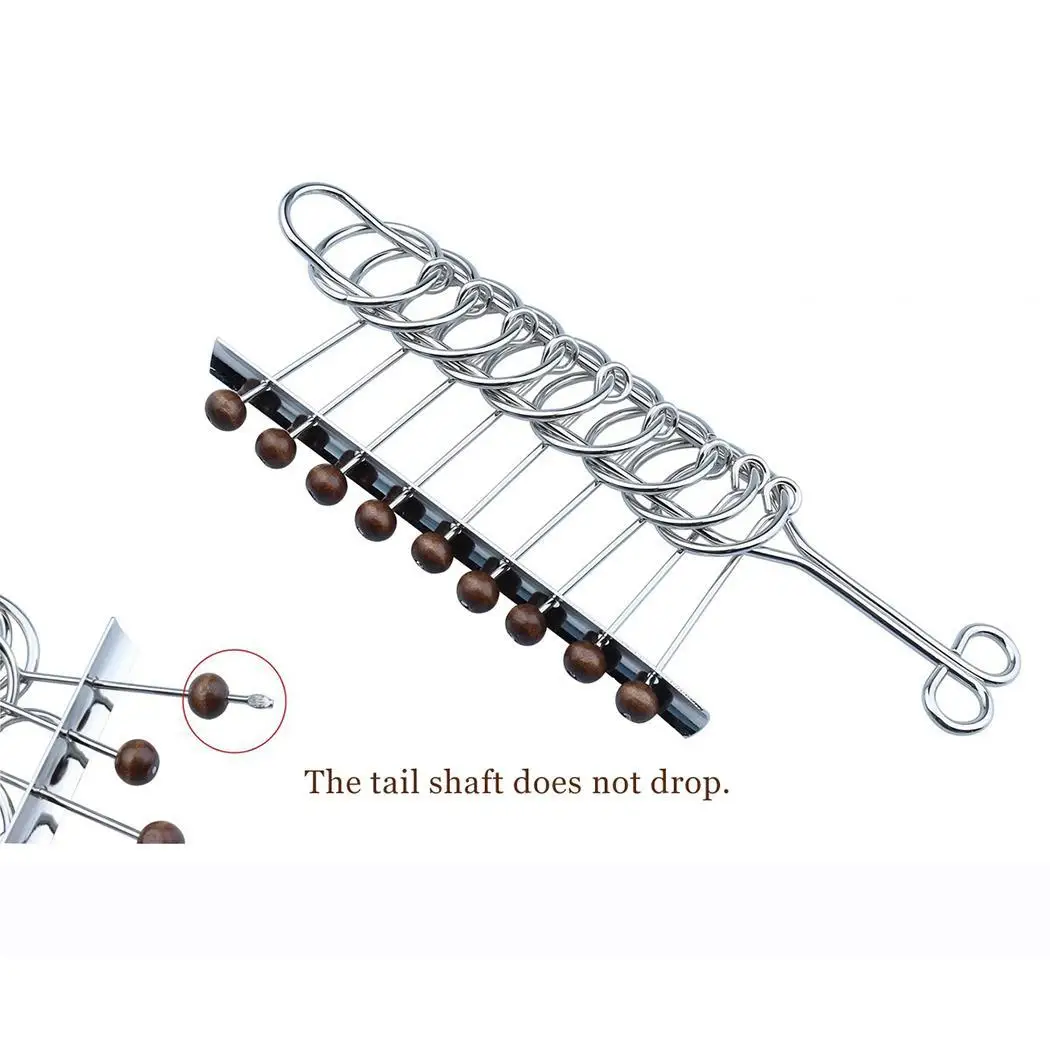 Metal Wire Puzzle Logical Nine Related Ring Puzzle Toys for Children and Adults It also good things relieve the stress