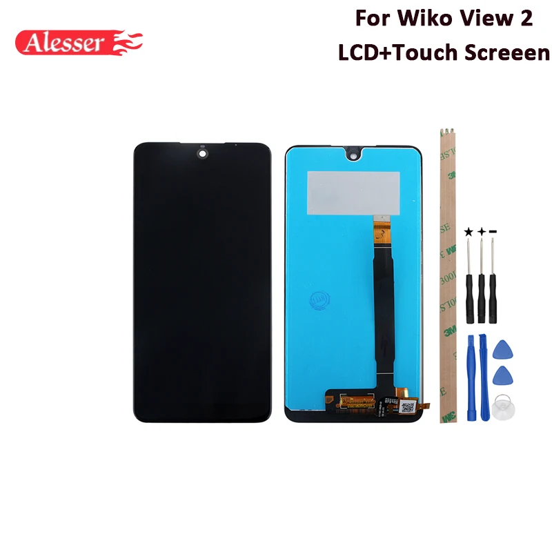 

Alesser For Wiko View 2 LCD Display And Touch Screen New Tested 6.0'' Assembly For Wiko View 2 LCD Accessories +Tools + Adhesive