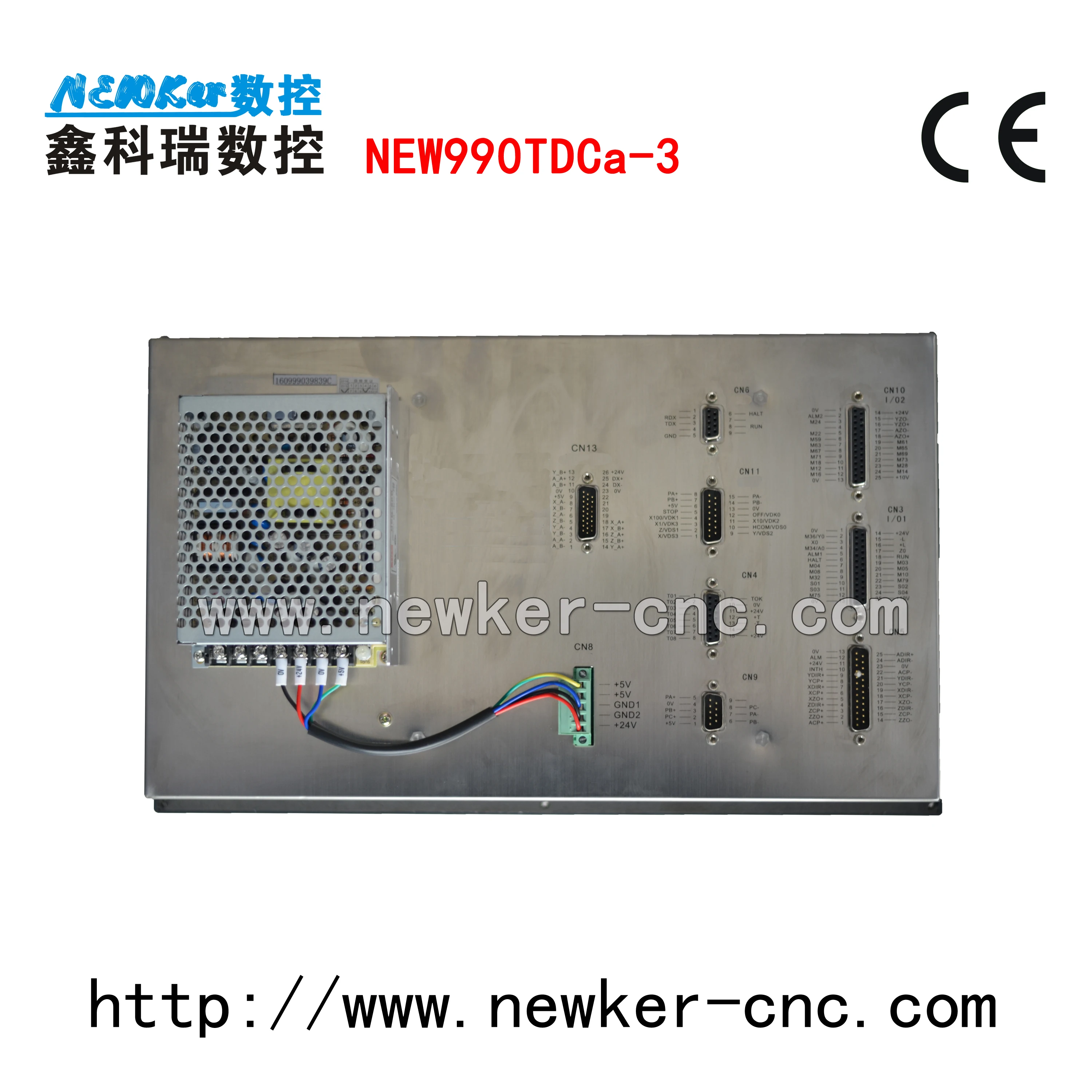 NEW990TDCa серии 3 оси токарный станок с ЧПУ контроллер открытым PLC и макро