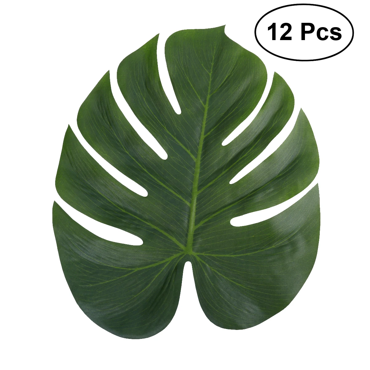 

12pcs 35x29cm Artificial Tropical Palm Leaves Simulation Leaf For Hawaiian Luau Party Jungle Beach Theme Party Decorations