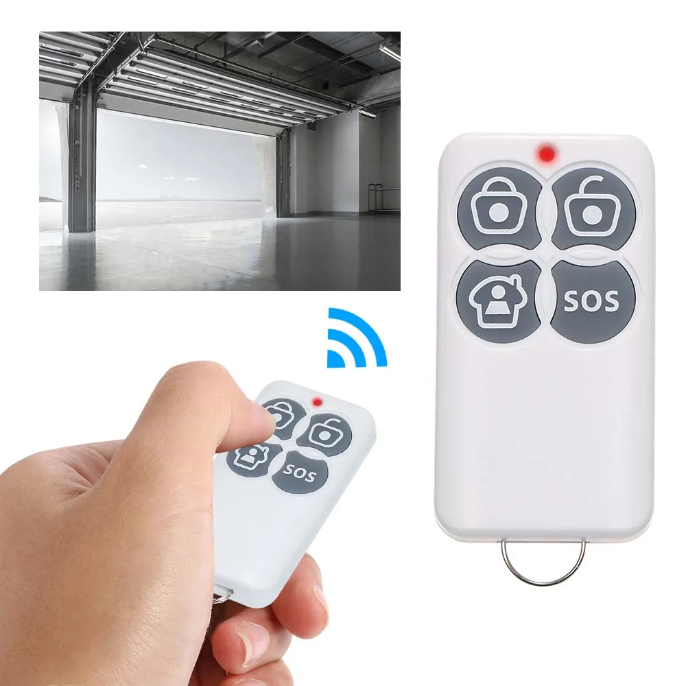 

433MHz Wireless Remote Controller 4 Buttons Wireless Control Electric Gate Door Smart Remote Controller