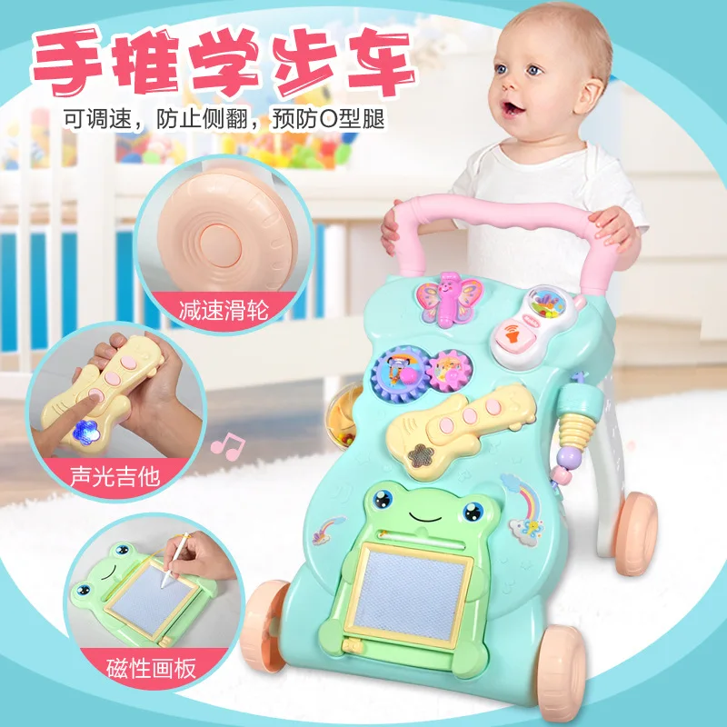 

Baby Walker Cart 0-2 Years Child Baby Multifunction with Music Adjustable Walker Toy