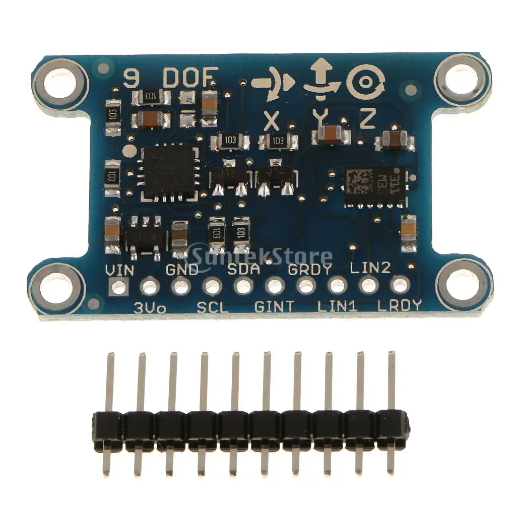 9 осевой 9DOF IMU сенсор Breakout плата Модуль гироскоп Компас для|compass module|compass sensorcompass