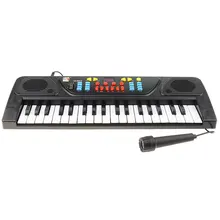 37 Ключи, электронное пианино музыкальный инструмент для сенсорного развития музыки для раннего развития игрушки для детей