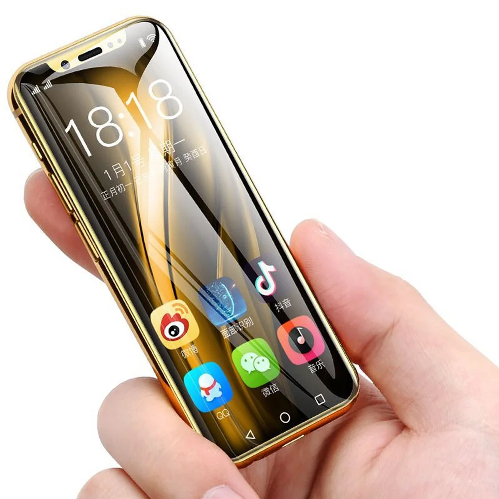 

K-touch I9 Super Mini Mobile Phone 3.5" Smallest Small Android Smart Phone Face ID Android 6.0 4G Quad Core 2GB 16GB
