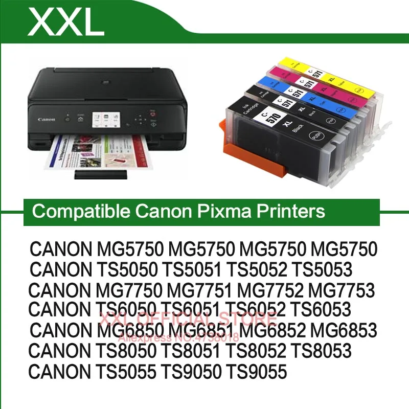 Для Canon TS5050 TS5051 TS5052 TS5053 TS 5050 5051 5052 5053 чернильный картридж принтера PIxma 5C чернильный картридж PGI570