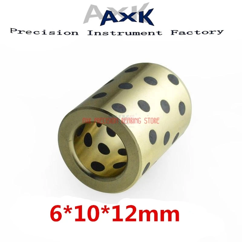 

2019 New Arrival Sale Ball Bearing Rodamientos 6x10x12 Mm Linear Graphite Copper Set Bearing Bushing Oil Self-lubricating Jdb