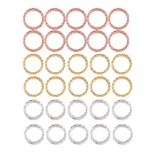 30 шт. кольцо для наращивания волос Регулируемый дредлок бусины для наращивания волос микро кольца оплетка манжеты зажим микро Обжимные бусины