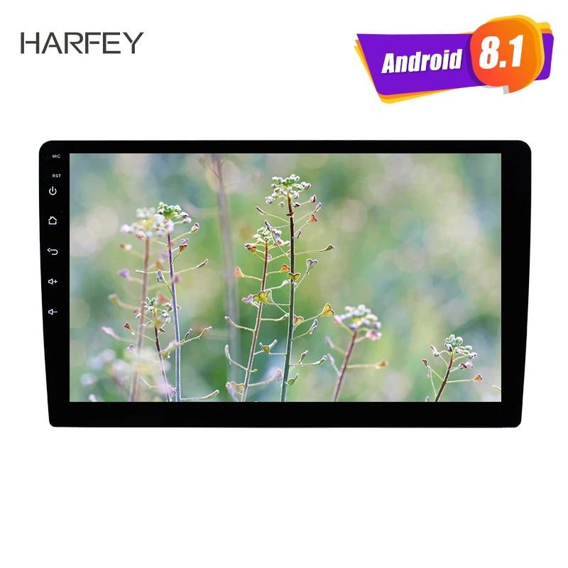 

Harfey 2Din Android 8.1 10.1" Touchscreen Universal Car Radio GPS Multimedia Player 4-Core Head Unit With 3G WiFi DVR bluetooth