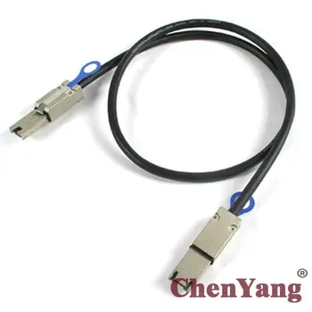 

Chenyang External SFF-8088 4x to External Mini SAS 4x SFF-8088 Raid card data Cable 1m