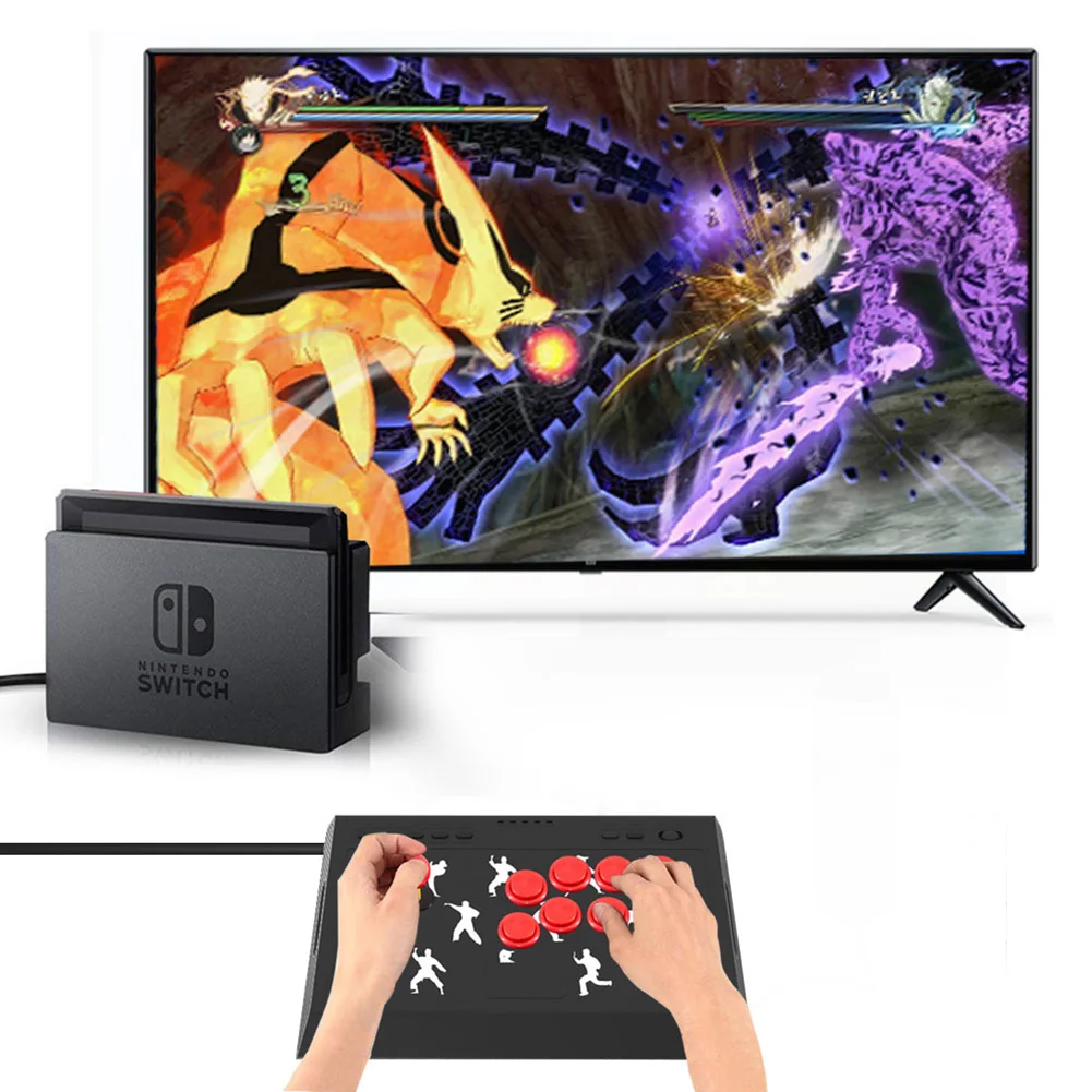

Arcade Joystick Gaming Controller Game Rocker Wired Gamepads Handle Controller Fightstick Game for Nintend Switch/PC Controller