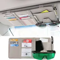 Sun автомобиля Органайзер на щиток авто Интерьер карман карточка-флешка менять очки сумка для хранения
