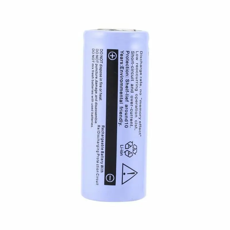 Eoaneoe 3,7 V 26650 8800mAh литий-ионная аккумуляторная батарея, умная батарея для фонарика 8800mAh 26650 литий-ионная батарея