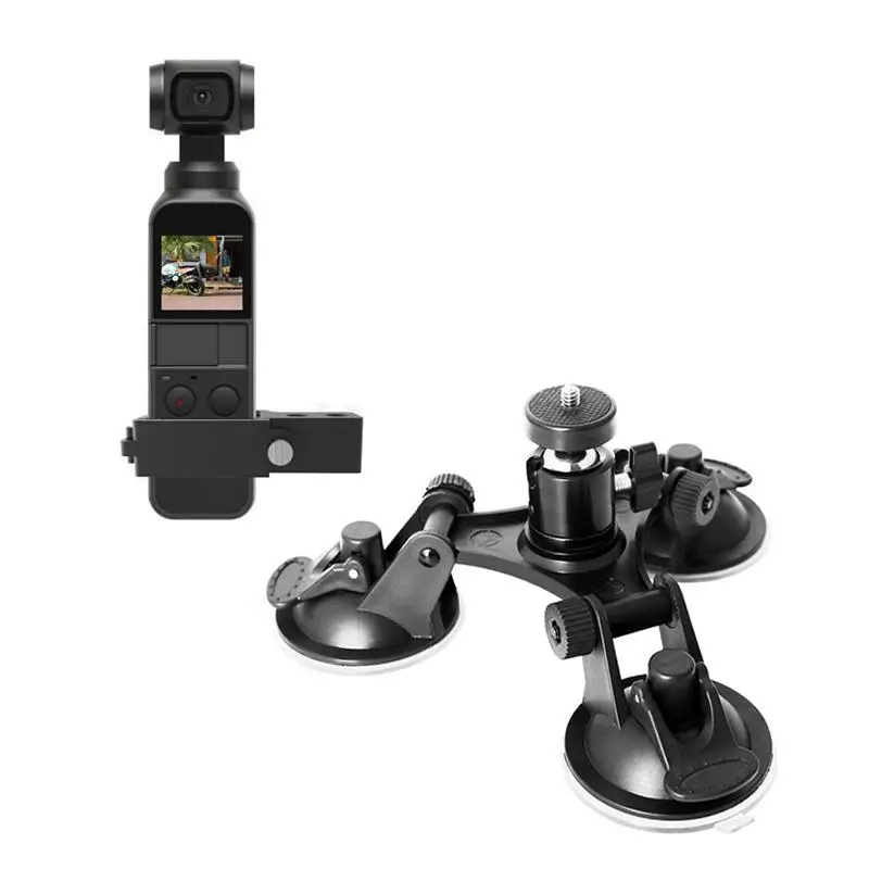 Автомобильный держатель для DJI Osmo Pocket Car Glass Sucker Holder Drive Recorder штативы | Электроника