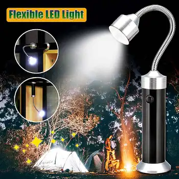 

Magnetic Base Adjustable 3 X AAA Battery Super Bright Barbecue BBQ Reading Light Gooseneck Led Lights Outdoor Lighting