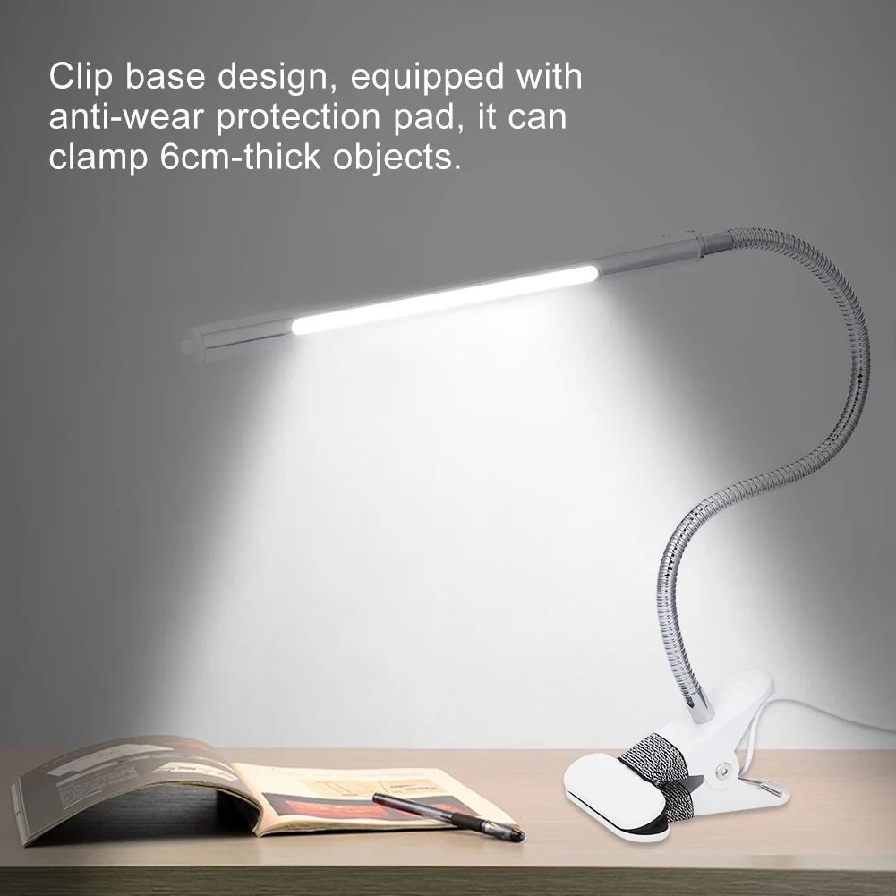 Clip Table Lamp LED Tattoo Light Portable Permanent Eyebrow Manicure USB Beauty Tools For Nail Makeup Bed Use|Аксессуары для