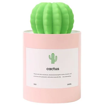 

Household Appliances Cactus Air Humidifier Ultrasonic Humidifiers 280Ml Mist Maker Aromatherapy Diffuser Aroma Mist Maker Home
