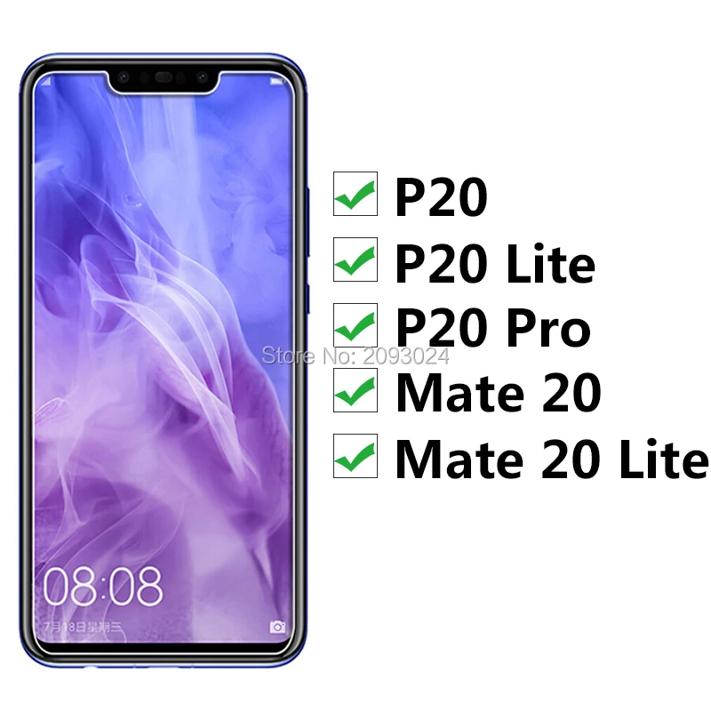 Закаленное стекло для Huawei Mate 20 Lite P20 Pro Защитное Mate20 lite P P20lite P20pro 20pro матовое