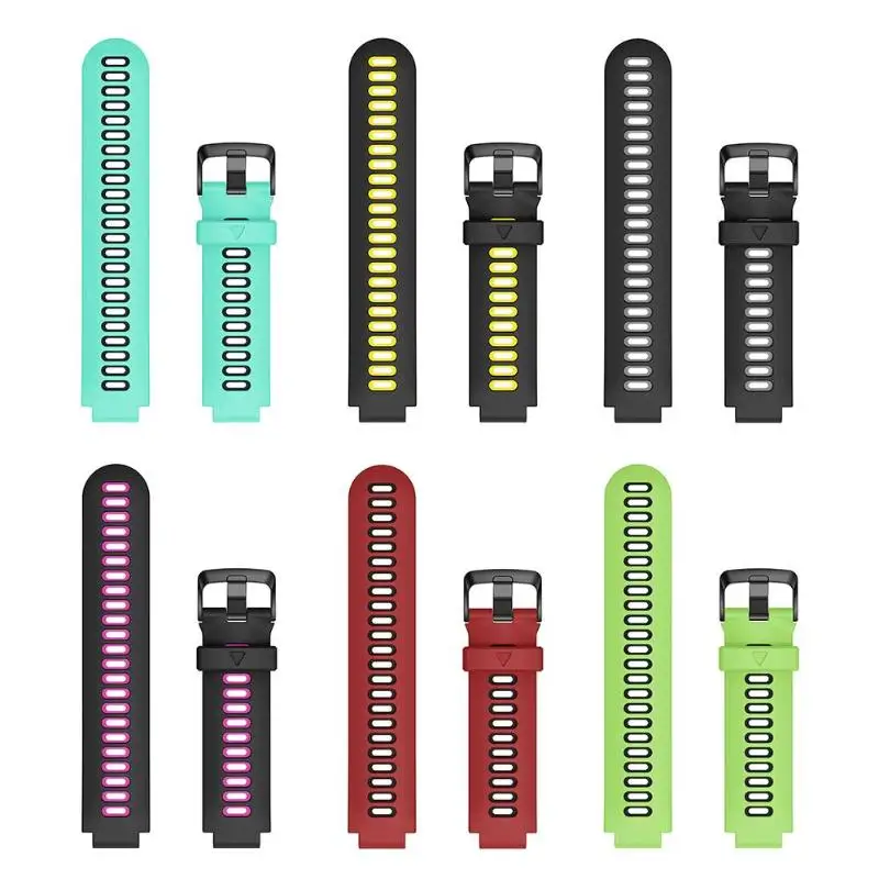

Silicone Watch Band Watchstrap for Garmin Forerunner 735XT 220 230 235 620