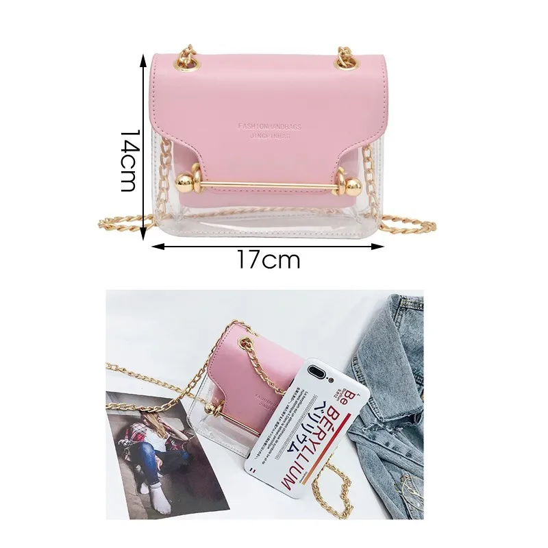 Loshaka النساء حقيبة كتف أزياء نظيفة شفافة عارضة رفرف حقيبة السيدات Crossbody أكياس جديد وصول رسول حقيبة شاطئية كيس Loshaka النساء حقيبة كتف أزياء نظيفة شفافة عارضة رفرف حقيبة السيدات Crossbody أكياس جديد وصول رسول حقيبة شاطئية كيس